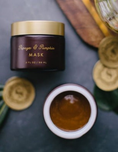Papaya and Pumpkin Mask